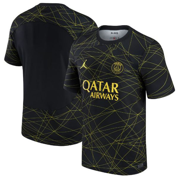 Jordan paris saint germain fourth jersey soccer uniform sportswear football kit top sports shirt 2022-2023